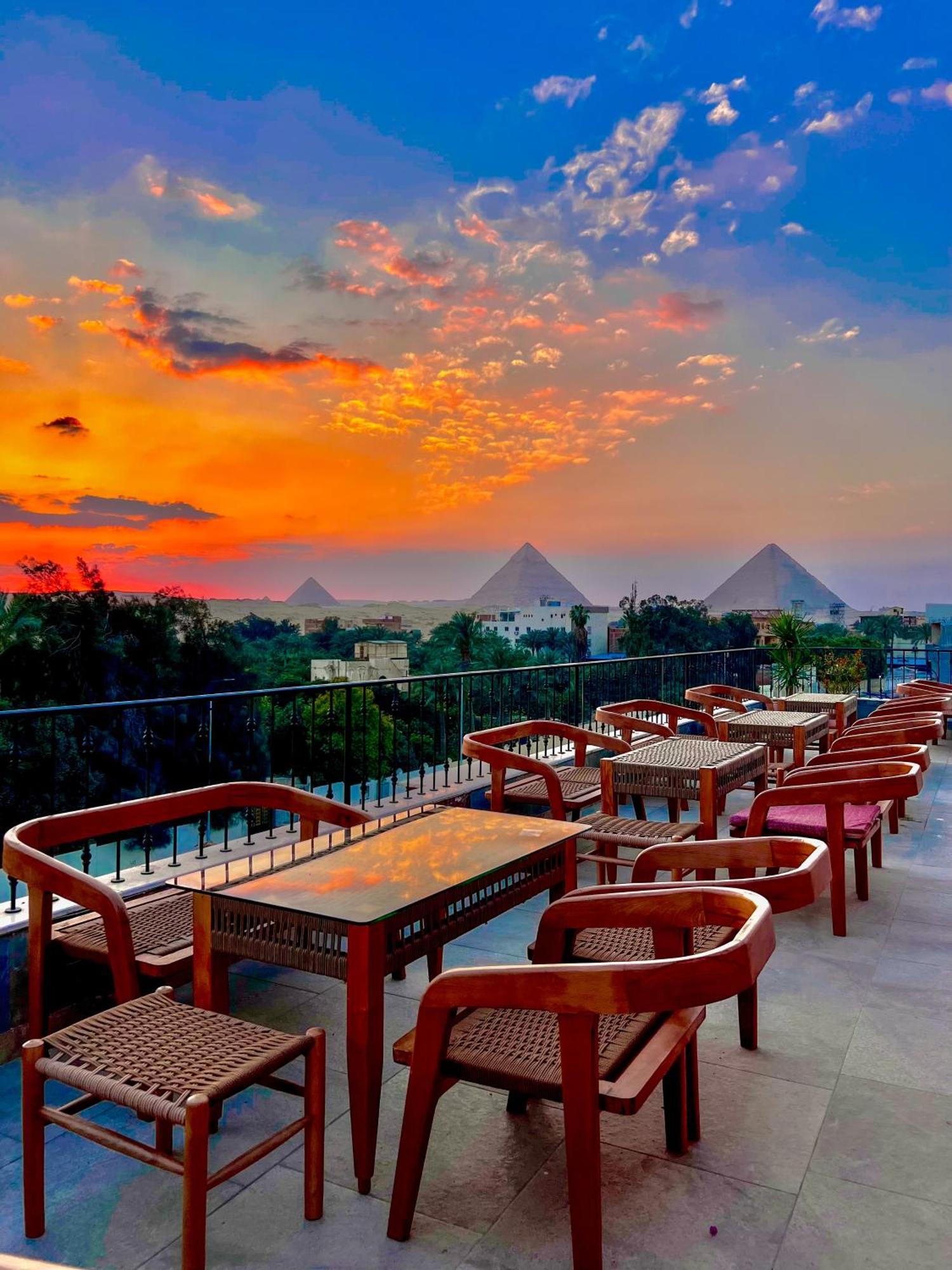 Almas Pyramids View Hotel Kafret el-Gabal 외부 사진