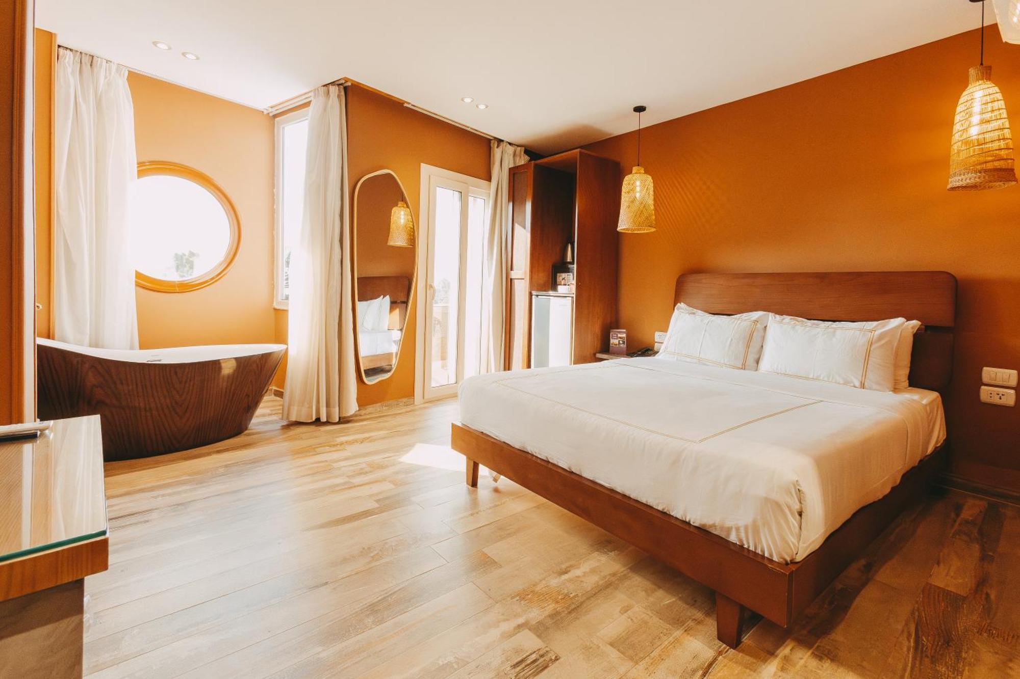 Almas Pyramids View Hotel Kafret el-Gabal 외부 사진